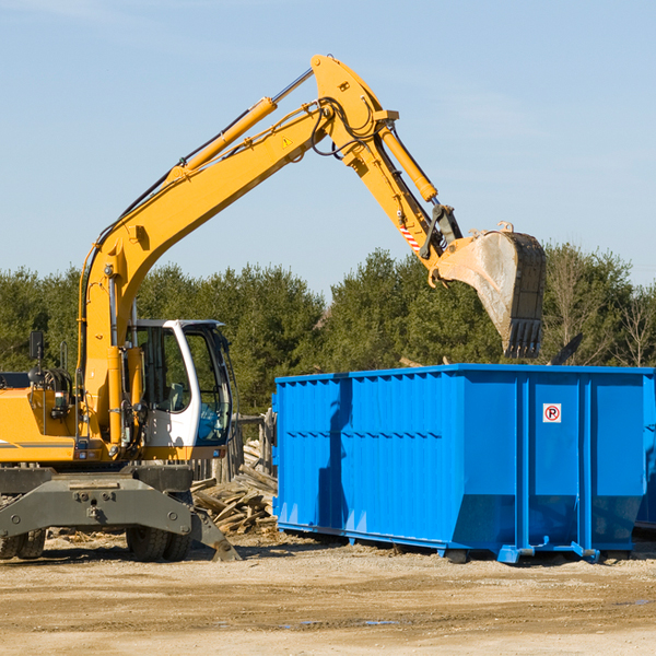 can i request a rental extension for a residential dumpster in Bay Center